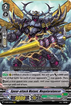 Spear-attack Mutant, Megalaralancer [V Format] (V.1 - Triple Rare) - The Raging Tactics