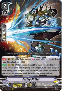 Fusing Striker [V Format] (V.1 - Triple Rare) - Infinideity Cradle