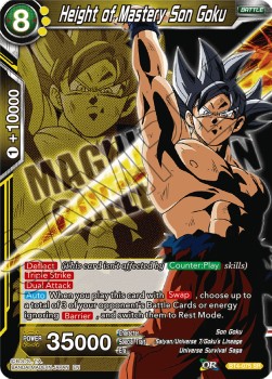 Height of Mastery Son Goku - Magnificent Collection Forsaken Warrior