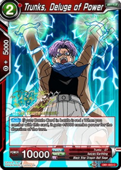 Trunks, Deluge of Power - Dragon Brawl Release Promos
