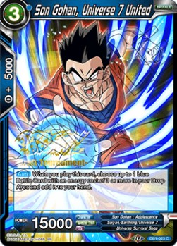 Son Gohan, Universe 7 United - Dragon Brawl Release Promos