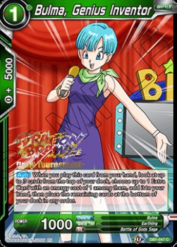 Bulma, Genius Inventor - Dragon Brawl Release Promos