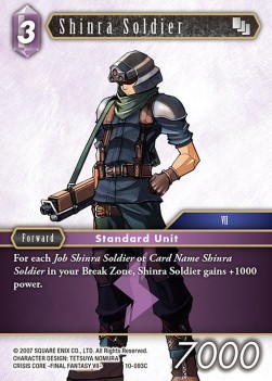 Shinra Soldier (10-093) - Opus X: Ancient Champions