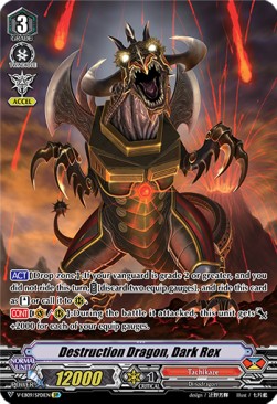 Destruction Dragon, Dark Rex [V Format] (V.2 - Special Parallel) - The Raging Tactics