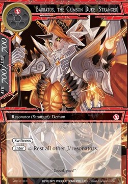 Barbatos, the Crimson Duke (Stranger) - Alice Origin