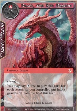 Draig, the Red Dragon - Alice Origin