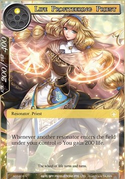 Life Profiteering Priest - Alice Origin