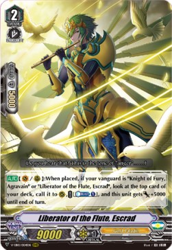 Liberator of the Flute, Escrad [V Format] (V.1 - Triple Rare) - The Mysterious Fortune