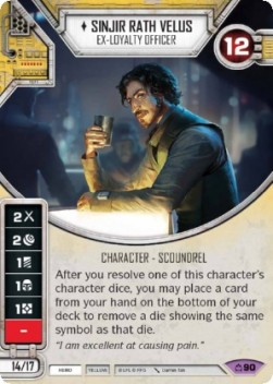 Sinjir Rath Velus - Ex-Loyalty Officer - Covert Missions
