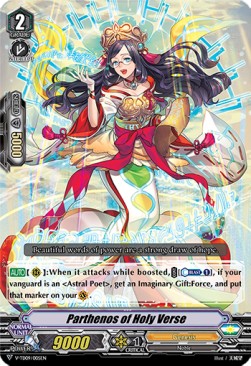 Parthenos of Holy Verse [V Format] (V.1 - Common) - Trial Deck: Shinemon Nitta