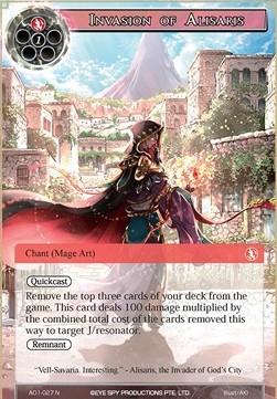 Invasion of Alisaris - Alice Origin