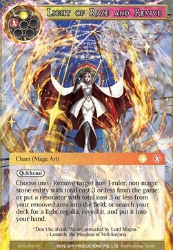 Light of Raze and Revive - Alice Origin