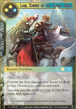 Lars, Knight of the Sacred Spirit - Alice Origin