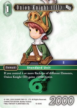 Onion Knight (III) (10-054) - Opus X: Ancient Champions