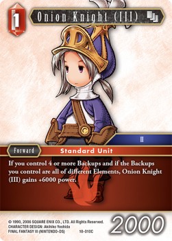 Onion Knight (III) (10-010) - Opus X: Ancient Champions