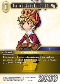 Onion Knight (III) (10-077) - Opus X: Ancient Champions
