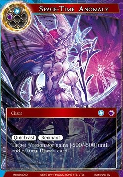 Space-Time Anomaly - Memoria Promos