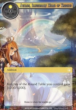 Avalon, Illusionary Home of Knights - Starter Deck: Alice Origin