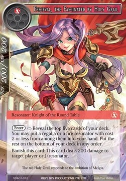 Perceval, the Fascinated by Holy Grail - Starter Deck: Alice Origin