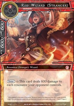 Red Wizard (Stranger) - Starter Deck: Alice Origin