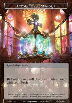 Attoractia's Memoria - Starter Deck: Alice Origin