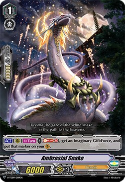 Ambrosial Snake [V Format] (V.1 - Common) - Trial Deck: Shinemon Nitta