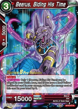 Beerus, Biding His Time - Malicious Machinations: Pre-Release Promos