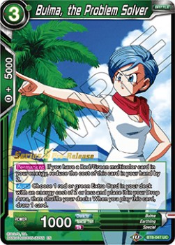 Bulma, the Problem Solver - Malicious Machinations: Pre-Release Promos