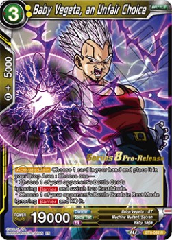 Baby Vegeta, an Unfair Choice - Malicious Machinations: Pre-Release Promos