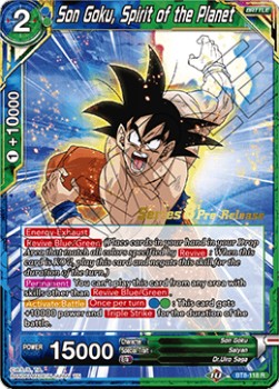 Son Goku, Spirit of the Planet - Malicious Machinations: Pre-Release Promos