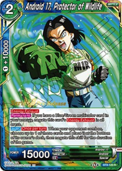 Android 17, Protector of Wildlife - Malicious Machinations: Pre-Release Promos