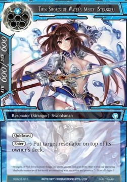 Twin Swords of Water's Mercy (Stranger) - Starter Deck: Alice Origin