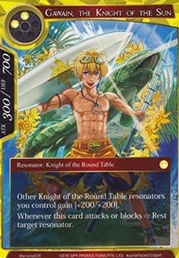 Gawain, the Knight of the Sun - Memoria Promos