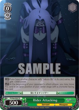 Rider Attacking (V.1 - Rare) - Fate/stay night: Heaven’s Feel