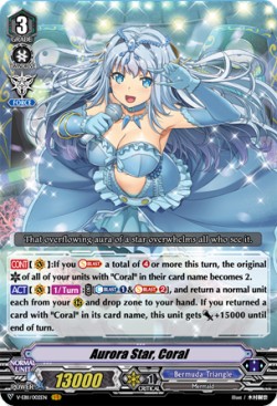 Aurora Star, Coral [V Format] (V.1 - Vanguard Rare) - Crystal Melody