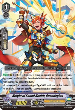 Knight of Sound Health, Cunedagius [V Format] - The Mysterious Fortune