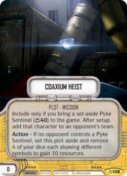 Coaxium Heist - Covert Missions