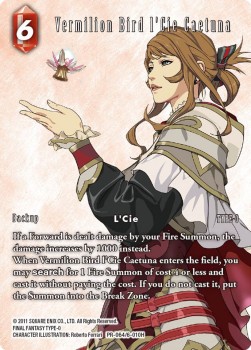 Vermilion Bird l'Cie Caetuna (6-010) - Promos