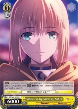 Smile Lit by Sunrise, Saber - Fate/stay night: Heaven’s Feel