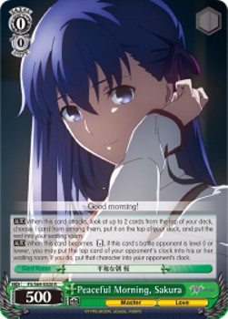 Peaceful Morning, Sakura - Fate/stay night: Heaven’s Feel
