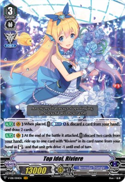 Top Idol, Riviere [V Format] (V.1 - Vanguard Rare) - Crystal Melody