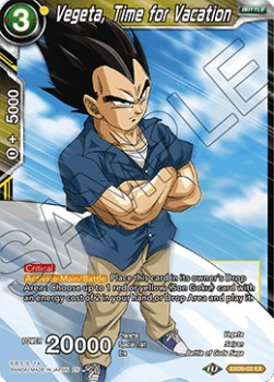 Vegeta, Time for Vacation - Expansion Set: Saiyan Surge