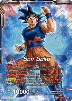 Son Goku // Ultra Instinct Son Goku, Hero of Universe 7 - Starter Deck: Instinct Surpassed