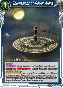 Tournament of Power Arena - Universal Onslaught: Pre-Release Promos