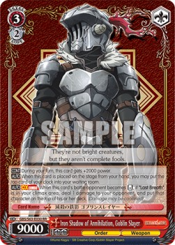 Iron Shadow of Annihilation, Goblin Slayer (V.1 - Double Rare) - Goblin Slayer