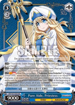 Pure Aide, Priestess (V.1 - Double Rare) - Goblin Slayer