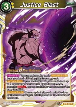 Justice Blast - Universal Onslaught: Pre-Release Promos