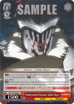 Predetermined Outcome, Goblin Slayer - Goblin Slayer