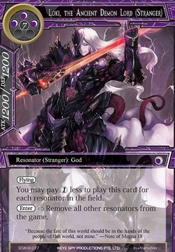 Loki, the Ancient Demon Lord (Stranger) - Starter Deck: Alice Origin II