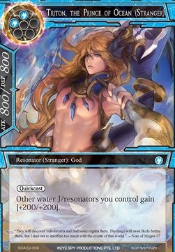 Triton, the Prince of Ocean (Stranger) - Starter Deck: Alice Origin II